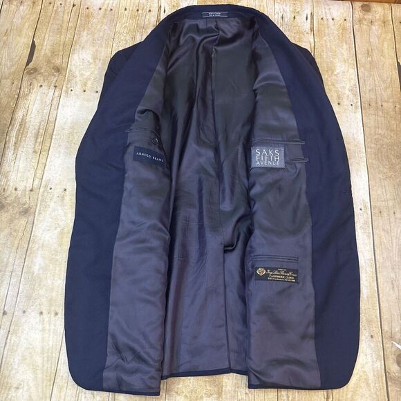 Arnold Brandt Cashmere Blazer Loro Piana Cashmere Cloud Silk Size 44L - Picture 4 of 11